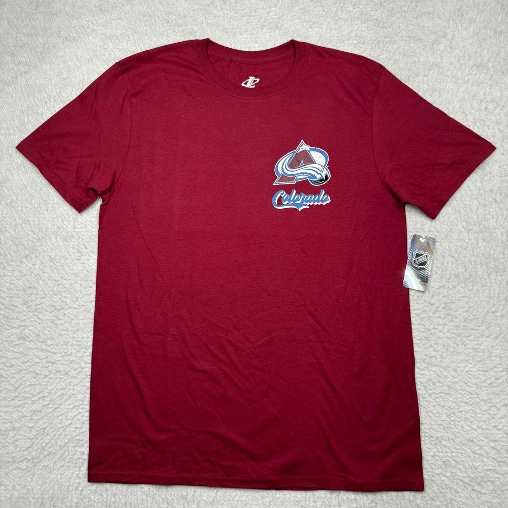 Vintage Colorado Avalanche NHL Hockey Shirt by Logo Athletics Red Men's Size L